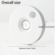 4 pezzi/2 pezzi/1 pezzo Luci a LED ricaricabili per mobile, Faretti a sensore di movimento ricaricabili USB con occhi di gatto, Lampade da parete a 3 colori regolabili, Faretti a LED ricaricabili, Luci notturne, Luci notturne a sensore di movimento, Luci per stanza a LED, Ricaricabili USB, Faretti a occhi di gatto, Dimmerabili a 3 colori, Installazione magnetica, Senza cablaggio o foratura necessari, Adatti per decorazione interna, stanza, cucina, scale, bagno, camera da letto - Multicolore - Visualizzare 12