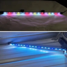 1 件装 鱼缸潜水灯 低压 USB 防水灯 双排水族箱增亮灯