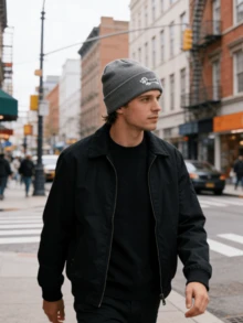 5 قطع/4 قطع/3 قطع/2 قطع/1 قطعة قبعة صوفية دافئة مطرزة بتصميم كلب السلق الكرتوني للرجال في فصلي الخريف والشتاء، قبعة محبوكة دافئة للرياضات الخارجية والدراجات والاستخدام اليومي، قبعة محبوكة دافئة مناسبة للجنسين - متعدد الألوان - مشاهدة 4