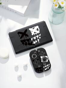 1个黑白鬼脸图案保护套，适用于Switch 2 (2025)、NS/OLED/Lite，Switch游戏机配件，收纳包，Switch保护套，送给Switch玩家的浪漫礼物 - 彩色 - 查看 7