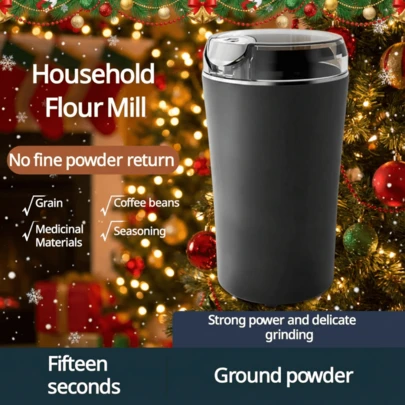 SOKANY Electric Coffee Grinder, High-Power Food Processor, Quiet Food Blender - Can Grind Beans, Nuts, Fresh Spices, One-Touch Coffee Grinder, Grinds Up To 80g/3oz Coffee Beans, Makes 12 Cups Of Coffee, Portable Electric Coffee Maker