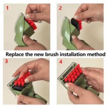 2件/套（1个替换刷头+1个替换刷芯）可重复使用的替换刷头，兼容1400B、4075、1425、3860、1400W、1400、3353、1844、2290A系列立式和便携式地毯清洁机，也兼容3698Z、1558Z、3617Z、36985吸尘器，是清洁织物、地毯、沙发以及派对和聚会等场合进行局部清洁的必备之选。