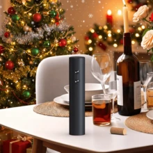 SOKANY 1pc Electric Wine Opener Set Automatic Corkscrew Screw Type Vacuum Preservation Pourer Wine Accessory 1.93"X9"