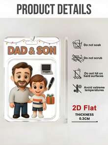 Customized Packaging Figurine, 2D Keychain (3D Style), Toy Box Style. Artistic Gifts, Customized Gifts, Personalized Car Decor. Romantic Home Decor, Perfectly Suitable For Valentine's Day, Christmas, Halloween, Parties, Thanksgiving, Bars, Bedrooms, Women, Weddings, Birthdays, Game Rooms And More. Gifts For Moms, Family, Friends, Parents, Grandparents, Boys, Daughters, Her, Him, Etc. - Transparent - View 5