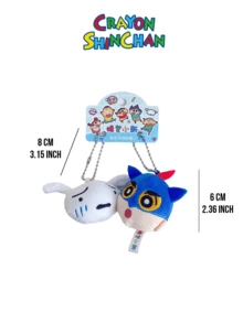 Bộ sưu tập thú nhồi bông nam châm Crayon Shin-Chan Sticky Buddies với khóa cài và các kiểu Kamen hành động, điểm nhấn là dây xích kim loại, tính năng nam châm dính giúp tương tác thú vị, được chế tạo để tạo cảm giác thoải mái khi chạm vào, họa tiết sống động và dễ thương, hoàn hảo để trang trí chìa khóa, túi xách, bàn làm việc, giúp tô điểm thêm cho đồ dùng của bạn một cách vui nhộn, lý tưởng cho người hâm mộ Crayon Shinchan, nhà sưu tập, học sinh, thanh thiếu niên, món quà đáng yêu dành cho bạn bè/người yêu. - Little White + - Xem 10