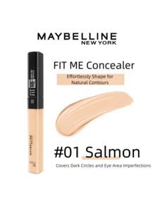 Maybelline New York Fit Me Corrector, ilumina las ojeras, resaltado y contorneado de aspecto natural - 01 Color salmón - Ver 5