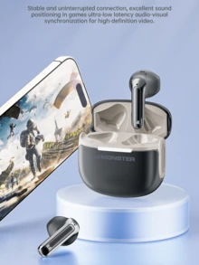 Monster TWS耳机 超长待机 入耳式耳机 HIFI立体声音乐耳机 防水运动耳机 游戏耳机 - 均碼 - 查看 5