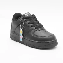 Zooc Girls' Children's Sneakers Sizes 25-34 School Air Non-Slip - màu đen - Xem 4