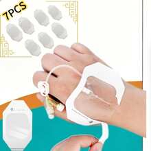 7/57/77/100pcs Waterproof Needle Fixation Stickers, Catheter Insertion Stickers, Transparent Thin Film Dressing Stickers, Injection & Infusion Stickers, Venous Catheter Fixation Stickers, Better Protect Needle Port Fixation Stickers - Multicolor - View 11