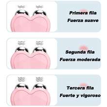 Masajeador facial eléctrico EMS portátil Mini rodillo de masaje con microcorriente para levantamiento facial, rejuvenecimiento de la piel y firmeza facial y del cuello, dispositivo de belleza de 200mAh - Rosa - Ver 6