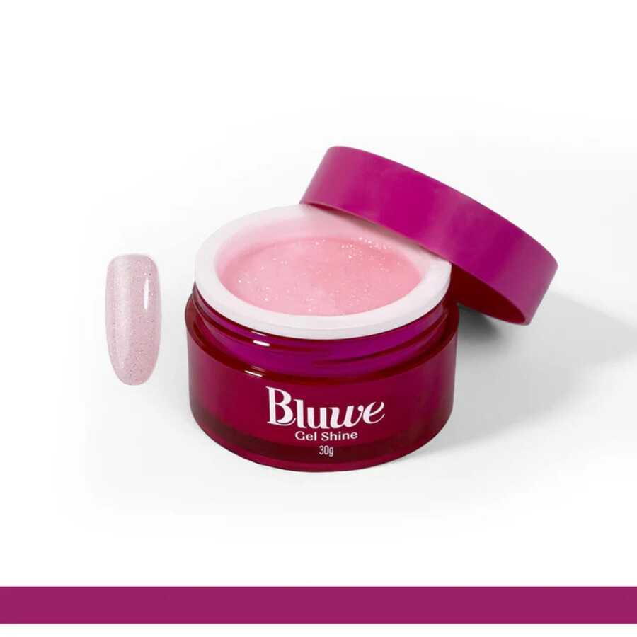 Gel Shine 30g Bluwe 4 cores para Alongamento de Unhas