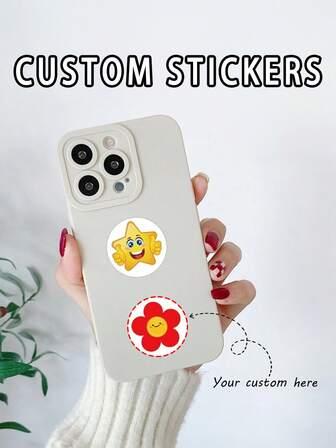 30-1000 piezas de pegatinas redondas personalizadas de 3 cm/4 cm/5 cm/6 cm/7 cm/8 cm, logotipo, imagen, embalaje de marca, redes sociales, pegatinas de boda; regalos de cumpleaños; fiesta; pegatina con tu propio logotipo decorativa; exquisita; moderna personalizada