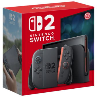 Nintendo Switch 任天堂Switch 2游戏机，标准版，多语言版，港版，外观时尚，画面清晰，7.9英寸屏幕，256GB存储空间，内置降噪麦克风，黑色