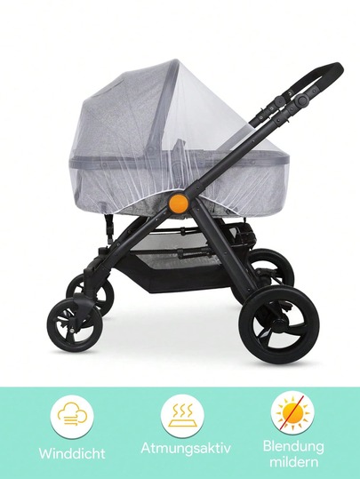 Portable Baby Stroller Mosquito Net For Outdoor Use