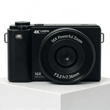 Máy ảnh kỹ thuật số độ phân giải cao mới với màn hình xoay, máy ảnh không gương lật kèm thẻ nhớ 8GB, món quà tuyệt vời cho bạn bè và học sinh. - Máy chụp hình - Xem 9