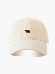 1顶复古刺绣男女通用棒球帽，适合所有季节（春夏秋冬），是返校、派对、海滩、假期、圣诞节、婚礼、户外活动、学生、教师、送礼的理想之选。经典美式风格，Y2K风格，休闲帽饰，现有粉色、黑色、绿色可选。 - 米色 - 查看 6