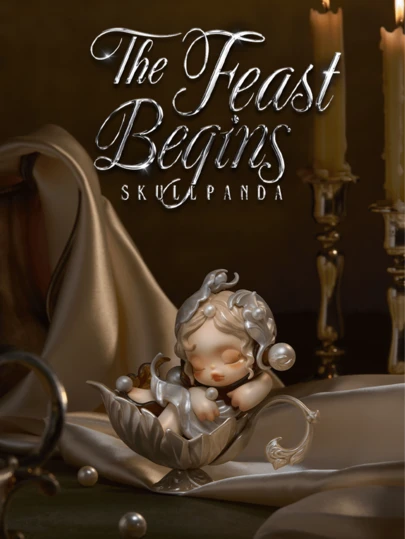  POP MART SKULLPANDA Feast Begins Series Mystery Box Collectible Figurines (12 Regular + 1 Hidden), Dark Fairy Tale Theme, Exquisite Tableware Elements, Detailed Sculpt, Expressive, Captivating Collectible Series, Perfect For SKULLPANDA Fans, Mystery Box Collectors, Dark Fairy Tale Enthusiasts, And A Great Birthday, Christmas, Valentine's Day Gift For Friends And Loved Ones