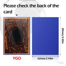 Vorinclex 100入/50入 62*89mm 磨砂卡套 YGO卡牌遊戲卡套 交易卡保護套 高品質耐用材質 獨家設計 萬聖節/聖誕節/生日禮物 - 彩色 - 查看 3