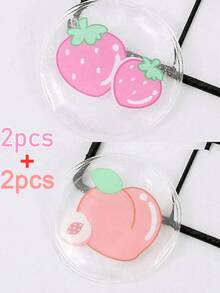 2/4 pièces/paire Masque gel pour les yeux, contre les cernes et les yeux gonflés, coussin de glace rafraîchissant réutilisable mignon, patchs pour le contour des yeux, pack de soins des yeux chaud et froid, masque anti-douleur et relaxation, utilisé pour la fatigue oculaire, lissage des rides et récupération après une chirurgie des yeux, indispensable pour les voyages