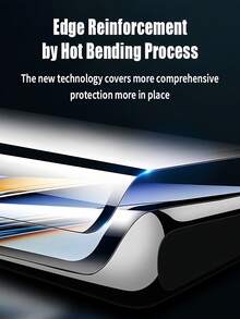 1片3D曲面防窥钢化玻璃屏幕保护膜，兼容三星Galaxy S23 S22 S25 S24 Ultra/红米Note 15 14 13 Pro+ 4G 5G/荣耀/Realme/OPPO/VIVO/一加等，9H硬度防爆防刮，防偷窥屏幕保护膜，不支持指纹识别。 - 黑色 - 查看 5