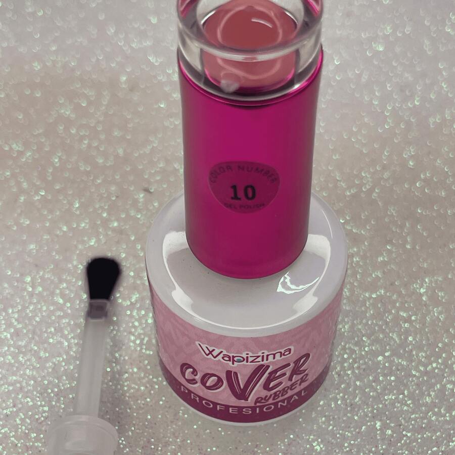 Gel rubber cover 15 ml - Rosa Rojizo - Ver 1