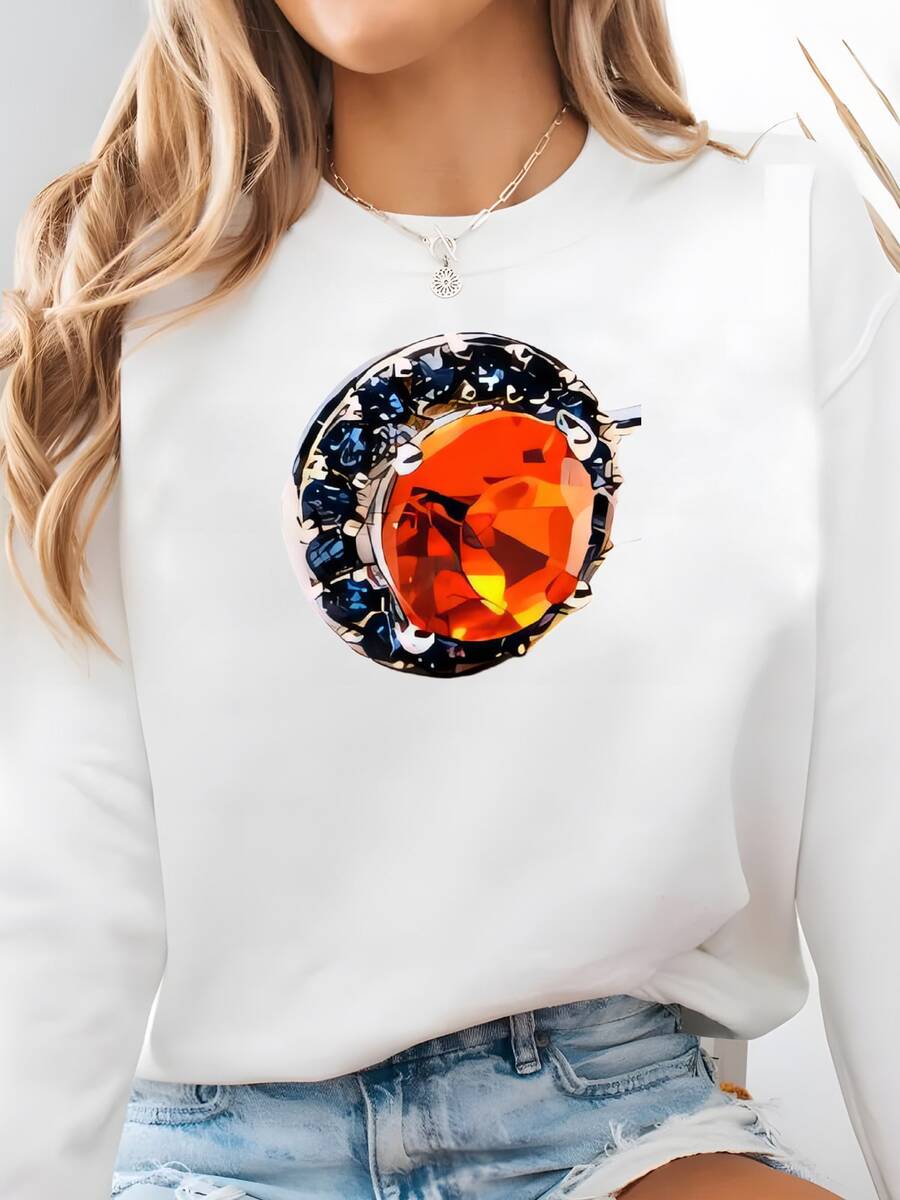 Stone Armory Officially Licensed Syracuse Orange Bangle Bracelet – Hypoallergenic Adjustable Syracuse University Jewelry Sweatshirt - trắng - Xem 1