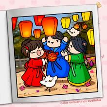 1 Stück (21cm*21cm) Neues Malbuch für Erwachsene, dickes Papier, deckend, klare Linien, einfach zum Ausmalen, geeignet für Treffen mit Freunden, enthält süße Tierfamilien, Weihnachtskamine und fantastische Weihnachtsbaum-Szenen. "Fröhliche Weihnachten" Malbuch, DIY Malen, Förderung der Denkfähigkeit, Herbstmotiv. Schreibwaren, Lernmaterial, Malerei, Weihnachten