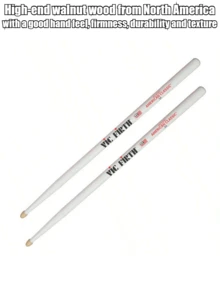 两支装 5A/7A 经典复古枫木/高端胡桃木鼓棒 - （如未标明胡桃木，则为枫木鼓棒）高品质天然无涂层枫木鼓棒，镌刻经典字样“鼓棒永不褪色”，专业鼓棒配件 - 彩色 - 查看 30