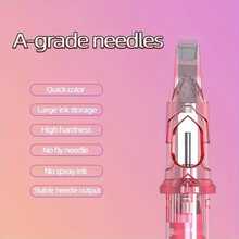 Ambition Tattoo 20pcs Cartridge Needle 0.25mm 0.3mm 0.35mm Round Liner Needle Suitable For Tattoo Machines - Baby Pink - View 3