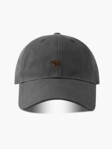 1顶复古刺绣男女通用棒球帽，适合所有季节（春夏秋冬），是返校、派对、海滩、假期、圣诞节、婚礼、户外活动、学生、教师、送礼的理想之选。经典美式风格，Y2K风格，休闲帽饰，现有粉色、黑色、绿色可选。 - 米色 - 查看 7