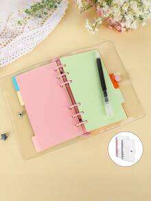 1 套 A6 拉链信封式预算本，透明预算本，带现金信封，可装现金的钱包式预算本，带文件袋 - A6 - 查看 5