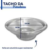 Industrial Electric Fryer 05 Liters 220v Stainless Steel Round Pot - 查看 6