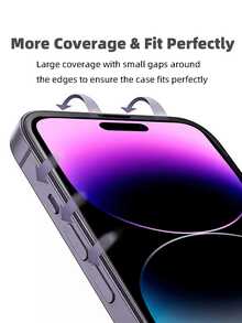 2pcs Protection Full Screen Tempered Glass Protector Protect With Screen Full Screen Phone Protective Film Compatible With IPhone 16E/16ProMax/16Pro/15/15ProMax/14/13/12/11/ProMax/XS X/XR,Clear Protective Cover Glass Film Waterproof Shockproof Anti-Fall Anti-Fall Scratch Resistant Anti-Fingerprint Screen Protection Essentials, Applicable To Daily Shield, Office, Home Daily Shield Office Home Phone Screen Protector Phone Accessories - Clear - View 4