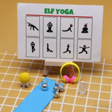 1:12 比例迷你健身器材套装 | 合金哑铃、壶铃、吉他、小提琴道具 | BJD/娃娃屋场景装饰 DIY 收藏模型 - 彩色 - 查看 6