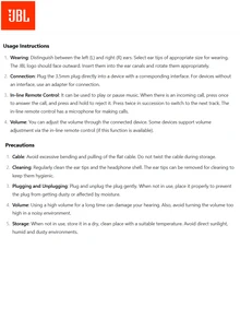 JBL T110 Wired Earphone With 3.5mm Interface For Gaming PC And Cellphone Calling, In-Ear Stereo Earbuds Headset - Black - View 9