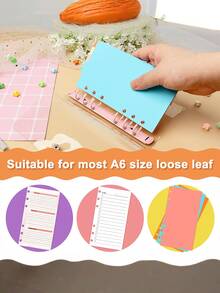 1 套 A6 拉链信封式预算本，透明预算本，带现金信封，可装现金的钱包式预算本，带文件袋 - A6 - 查看 8