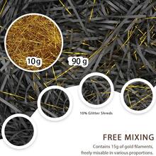 1pc, 30g, 50g, 100g, 150g, 500g Crinkle Paper Shred Filler, Suitable For Wedding, Valentine's Day, Halloween, Father's Day, Mother's Day Party Decoration, Fragile Gift Protection