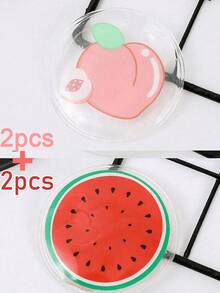 2/4 pièces/paire Masque gel pour les yeux, contre les cernes et les yeux gonflés, coussin de glace rafraîchissant réutilisable mignon, patchs pour le contour des yeux, pack de soins des yeux chaud et froid, masque anti-douleur et relaxation, utilisé pour la fatigue oculaire, lissage des rides et récupération après une chirurgie des yeux, indispensable pour les voyages