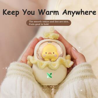 AOYI 1200mAh 充電式ハンドウォーマー、2段階温度設定、ポータブル ヒーター、女性、男性、家族、友人、クリスマス、新年、日常使用、オフィス、自宅、学校への贈り物に最適