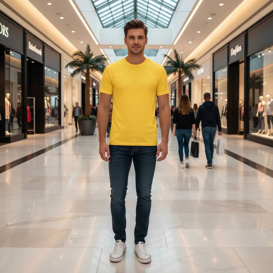 NAO Men T-Shirts - Yellow - View 1