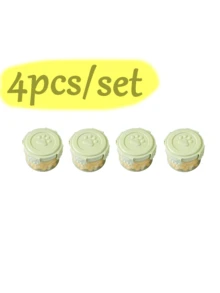 4/8个便携式调味挤压瓶，迷你半透明酱料罐，沙拉酱容器，小型透明番茄酱挤压瓶，适用于番茄酱、食用油、酱油和蜂蜜，是办公室午餐的理想选择，塑料便携式容器瓶，办公室午餐盒野餐油酱蜂蜜沙拉酱调味瓶，厨房用具，公寓必备，返校季 - 彩色 - 查看 16