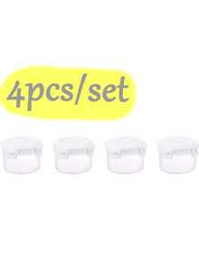 4/8个便携式调味挤压瓶，迷你半透明酱料罐，沙拉酱容器，小型透明番茄酱挤压瓶，适用于番茄酱、食用油、酱油和蜂蜜，是办公室午餐的理想选择，塑料便携式容器瓶，办公室午餐盒野餐油酱蜂蜜沙拉酱调味瓶，厨房用具，公寓必备，返校季 - 彩色 - 查看 15