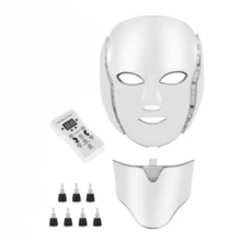 Red Light Therapy Face Mask For Facial Care, LED Facial Light Therapy, Infrared Face Mask, Suitable For Home, Work, Travel, Yoga, And As A Gift For Women. - 彩色 - 查看 13