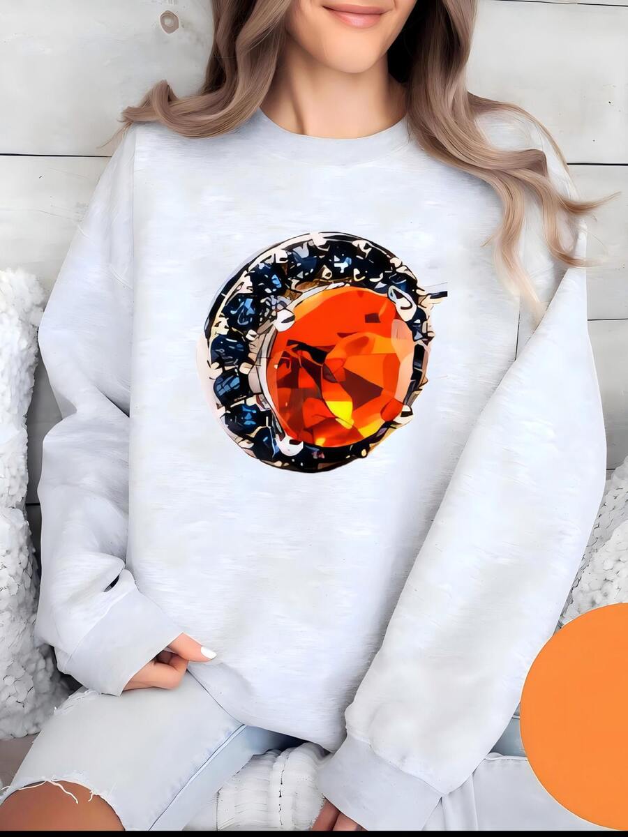 Stone Armory Officially Licensed Syracuse Orange Bangle Bracelet – Hypoallergenic Adjustable Syracuse University Jewelry Sweatshirt - Grey - View 1