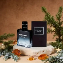 VERSCEISG Luxury Men's Fragrance Spray - 1.87 Oz. Long-Lasting Men's Cologne, High-End Scent, Eau De Toilette Spray. Suitable For Business, Office, Or Travel Occasions. Ideal As A Birthday Gift, Father's Day Gift, Or Christmas Gift. - 藍色 - 查看 3