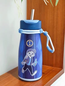 Disney 600ml Cartoon Insulated Handheld Tumbler, Coffee Cup, Travel Mug, Party Gift - Multicolor - View 5