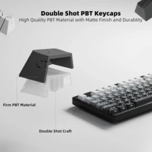 New Topographic Keycaps 4.0 Version Shine Through 133 Key PBT Cherry Profile Side Print Backlit For MX Gamer Mechanical Keyboard - Baby Blue - View 4