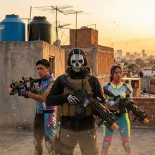 AR15 Pistola De Juguete Eléctrico M4 Pistolas De Hidrogel Automático Con stickers incluidos Edición mexicana limitada Regalo Para Niños Regalo Perfecto para Amigos Navidad y Día de Reyes - Negro - Ver 6