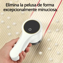 Quitapelusas inalámbrico Cuenta con una pantalla inteligente que muestra el nivel de batería y el estado operativo en tiempo real. Diseñado específicamente para eliminar pelusas y pelos de las prendas del hogar. El sistema integrado de succión y recorte de alta eficiencia no deja residuos. El mecanismo de autolimpieza elimina el mantenimiento manual. Portátil y ligero para el uso diario. Disponible en dos colores para complementar la decoración de su hogar. - Blanco - Ver 2