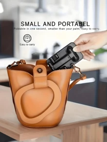 1pc Suporte de Telemóvel Ajustável & Dobrável, Suporte de Secretária Portátil Inclinado, Suporte de Tablet em Plástico Antiderrapante, Sem Necessidade de Bateria - Multicolorido - Ver 10
